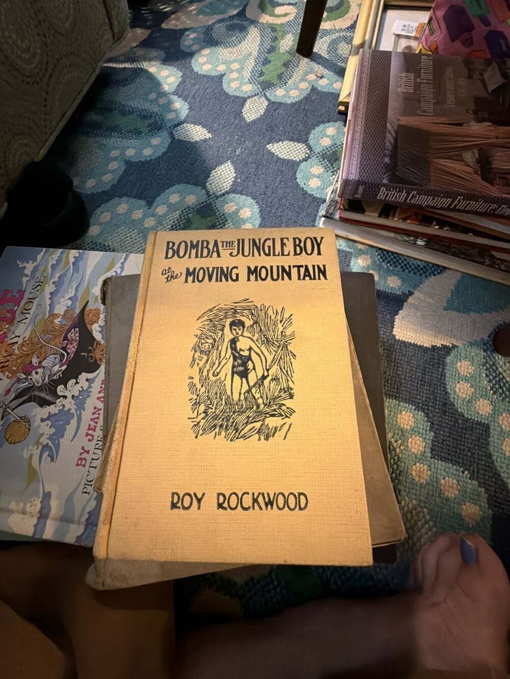 Bomba the Jungle Boy at the Moving Mountain by Roy Rockwood 1st Edition 1926